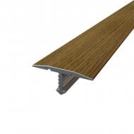 Тавровый профиль гладкий АЛЮПРО 18х2710 мм дуб натуральный