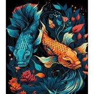 Набор для росписи по номерам Strateg Подводный мир FH-6