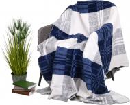 Плед check grey 220x240 см серый Sesli Tekstil