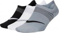 Носки Nike W EVERYDAY PLUS LTWT FOOT SX5277-989 р.M серый/черный/белый 3 шт.
