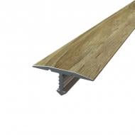 Тавровый профиль гладкий АЛЮПРО 18х1800 мм дуб сонома