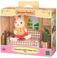 Ігровий набір Sylvanian Families Шоколадний тато на дивані