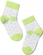 Шкарпетки дитячі для дівчатокдля хлопчиків Conte-Kids CK Tip-Top 5С-11СП215 р.8 біло-зелений