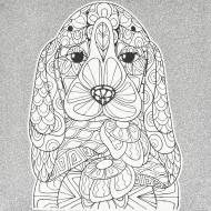 Набор для росписи-антистресс Strateg Взгляд собачки JCEE37103