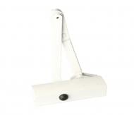 Доводчик дверной Geze TS2000 NV BC с коленной тягой с фиксацией белый 100 кг