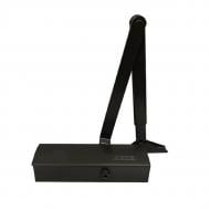 Доводчик дверной Geze TS2000 NV BC с коленной тягой черный 100 кг