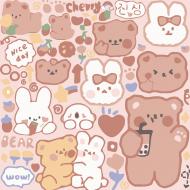 Набор для росписи по номерам Strateg Милость мишек HH7109