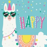 Набор для росписи по номерам Strateg Лама HH5776