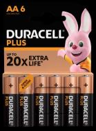 Батарейки Duracell Plus LR06 AA (R6, 316) 6 шт.