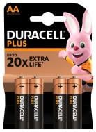 Батарейки Duracell Plus LR06 AA (R6, 316) 4 шт.