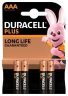 Батарейки Duracell Plus AAA (R03, 286) 4 шт.