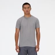 Футболка New Balance NEW BALANCE HEATHER TECH TEE MT41070AGT р.L серый