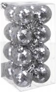 Набор игрушек Диско шар серебряный d40 мм 16 шт./уп.