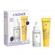 Набір косметики Caudalie Vinoperfect Cяюча сироватка для корекції кольору обличчя 30мл та Сонцезахистни