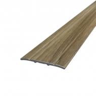 Порожек алюминиевый рифленый АЛЮПРО 28х1800 мм дуб сонома