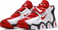 Кроссовки мужские демисезонные Nike Air Barrage Mid AT7847-102 р.46 белые с красным Кроссовки мужские демисезонные Nike Air Barrage Mid AT7847-102 р.46 белые с красным