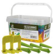 Набор СВП 1,5 мм 250 оснований /75 клиньев шт. 1,5 мм 250 шт./уп