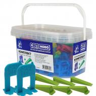 Набор СВП 1 мм 500 оснований /120 клиньев шт. 1 мм 500 шт./уп