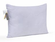 Подушка №9024 Eco Light Gray шовкова середня MirSon 50x70 см сірий