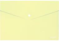 Папка-конверт А4 180 мкм глянец пастельная желтая Economix E31301-85
