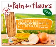 Хлебцы Le Paindes Fleurs с луком органические безглютеновые