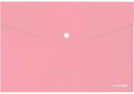 Папка-конверт А4 180 мкм глянец пастельная розовая Economix E31301-89