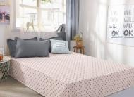 Простынь Горох 185x220 см мульти Zastelli