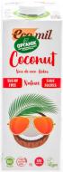 Молоко рослинне органічне Ecomil кокосове без цукру 1 л