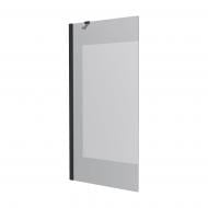 Шторка для ванны Koller Pool Proxima 800х1500 мм black matt, скло 8 мм clear