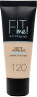 Крем тональний Maybelline New York Fit Me 120 класичний бежевий 30 мл