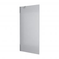 Шторка для ванны Koller Pool Proxima 800х1500 мм chrome, скло 8 мм grape