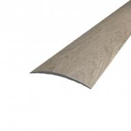 Порожек алюминиевый гладкий АЛЮПРО 40х2710 мм дуб мокко