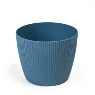 Горшок пластиковый Ламела Магнолия Джампер 220 круглый 0,9 л морская волна