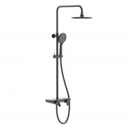 Душевая система Imprese MODUS D (смеситель для душа, душ d250 мм, лейка 3 режима, шланг 1500 мм PVC), черный м