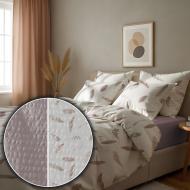 Комплект постельного белья Y10536-6/Pale Mauve 1,5 бежевый Zastelli
