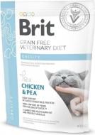 Корм сухий для дорослих котів Brit VetDiets при зайвій вазі та ожирінні курка, горох 400 г