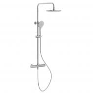 Душевая система VOLLE SISTEMA D (R, термостат для душа, душ d250 мм, лейка 3 режима, шланг 1500 мм PVC), cr