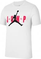 Футболка Jordan M J CTN SS JUMP CREW CD5616-100 р.L белый