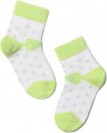 Носки детские для девочекдля мальчиков Conte-Kids CK Tip-Top 5С-11СП 215 р.10 бело-зеленый