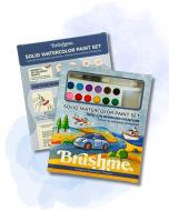 Набор-раскраска с сухими красками Транспорт Brushme