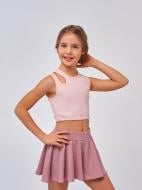 Кроп-топ для девочек Smil р.122 персиковый 110747