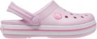 Сабо Crocs CROCS CROCBAND CLOG K 204537 204537-6GD р.33/34 розовый