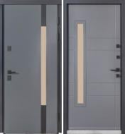 Дверь входная Булат Котедж 705 титан 2050x950 мм правая