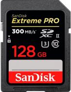 Карта памяти SanDisk SDXC 128 ГБ Class 10 (SDSDXDK-128G-GN4IN) UHS-II U3 Extreme Pro