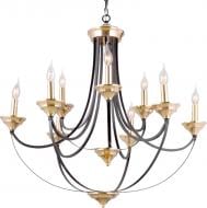 Люстра подвесная Victoria Lighting Rosemary/SP9 9x40 Вт E14 никель