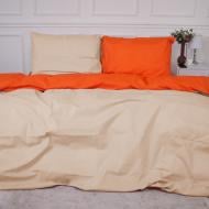 Комплект постельного белья MirSon Ranforce Elite Nicoletta (12-0712+13-1027) пудровый/оранжевый