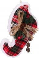 Елочная игрушка Санки 18x13 см LD08007