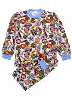 Пижама детская для мальчика Татошка 01202эм р.128 мульти