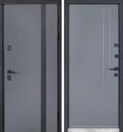 Дверь входная Булат Котедж 710 титан 2050x850 мм левая