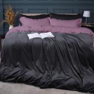 Комплект постільної білизни MirSon Winter Delicate 28-0094 Clematide сірий/рожевий